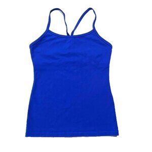 LULULEMON Power Y Tank 4 Racerback Yogacore Knit Top Built-in Bra Activewear